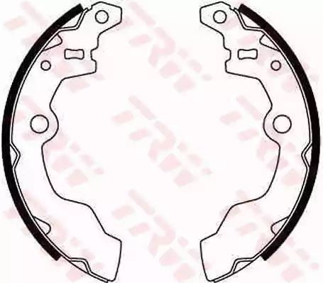 SZCZĘKI HAM. SUBARU JUSTY 1,0-1,2 84-96 TRW GS8302