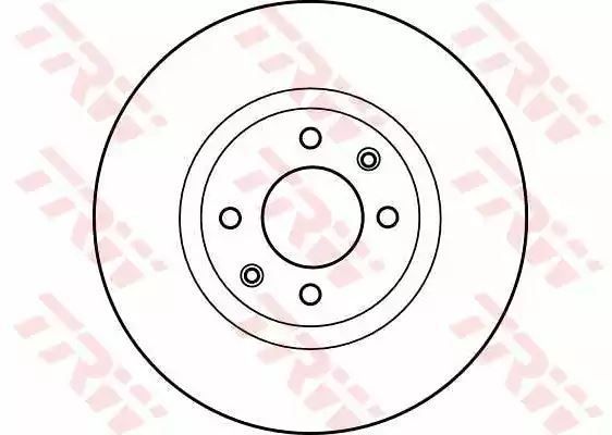 Tarcza hamulcowa przód Citroen BERLINGO TRW DF4184