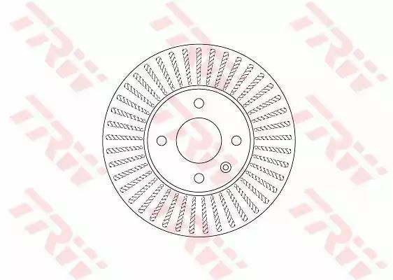 Tarcza hamulcowa przód Chevrolet AVEO 11- koła 14 TRW DF6254