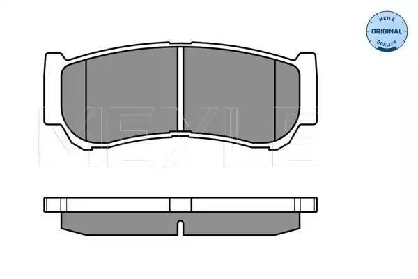KLOCKI HAMULCOWE TYŁ HYUNDAI SANTA FE 2,2/2,7 06- Z CZUJNIKIEM MEYLE 0252448816/W