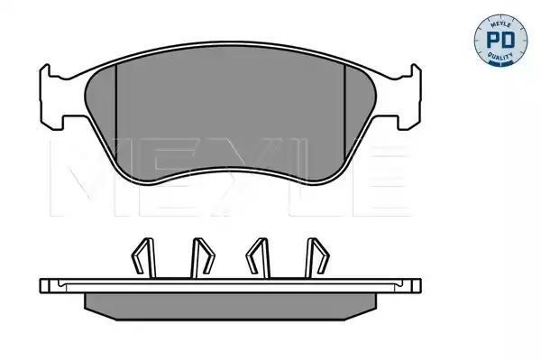 KLOCKI HAMULCOWE PRZÓD VW A8 PHAETON MEYLE 0252389620/PD