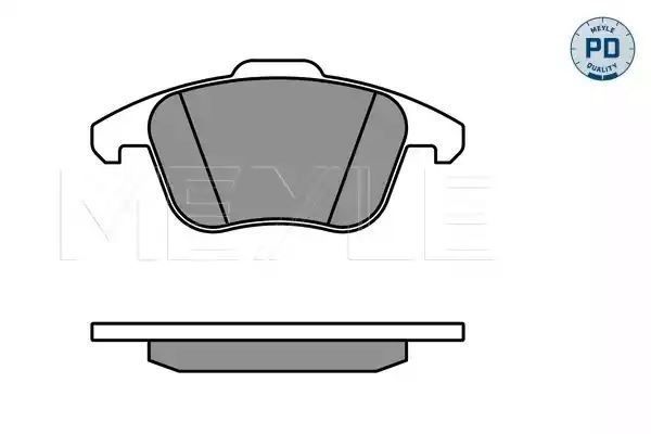 KLOCKI HAMULCOWE PRZÓD VW A4 A5 07- MEYLE 0252470520/PD