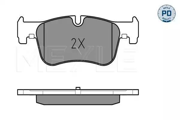 KLOCKI HAMULCOWE PRZÓD BMW 1 2 3 4 1,6-3,0 10- MEYLE 0252501418/PD