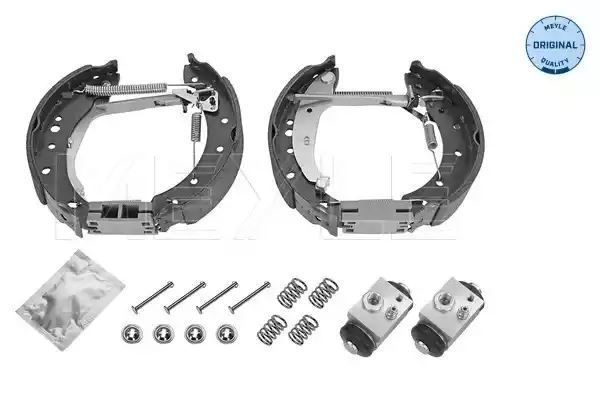 ZESTAW SZCZĘK HAMULCOWYCH PEUGEOT 206 98-13 Z CYLINDERKAMI MEYLE 11145330030