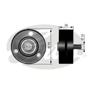 ROLKA PASKA WIELOROWK. VW METALOWA Gates T36083