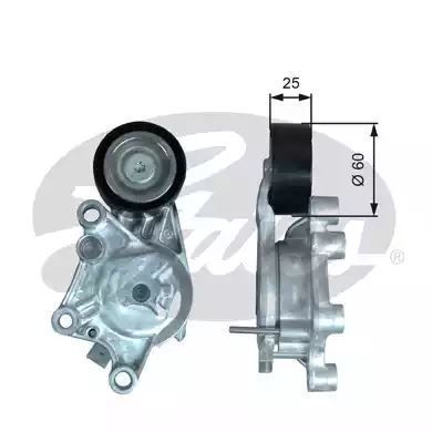 NAPINACZ PASKA WIELOROWK. CITROEN 1,6 BLUEHDI Gates T39374