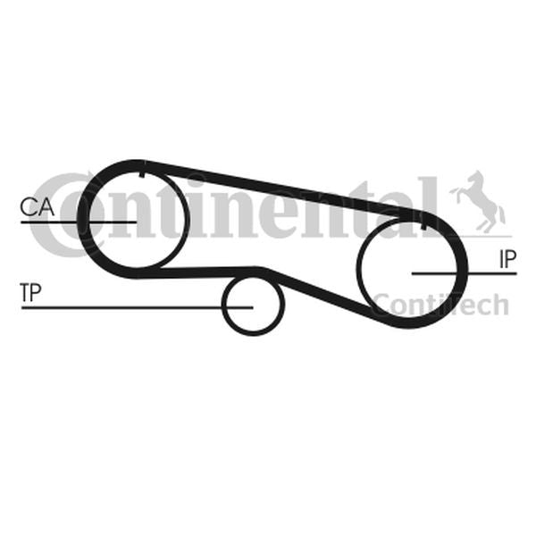 Pasek pompy wtryskowej Nissan PRIMERA 2,0D 90-96 ContiTech CT933