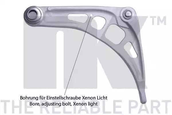 Wahacz przedni BMW E46 PR 97-  ALUMINIOWY  NK Autoparts 5011528