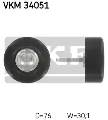 ROLKA PASKA WIELOROWK. FORD 1,8/2,0 16V MONDEO III SKF VKM34051