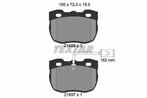 Klocki hamulcowe przód Land Rover DISCOVERY 94- Textar 2145902