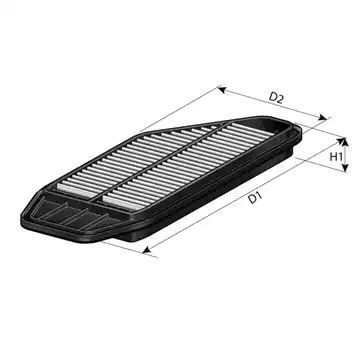 Filtr powietrza Chevrolet SPARK 1,0 1,2 2010- Purflux A1405