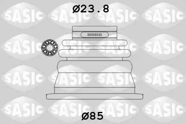 Osłona przegubu wewnętrznego Renault CLIO LE Q23,8 SASIC 4003419