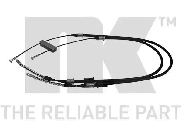 Linka hamulca ręcznego Opel ASTRA KOMBI 91-05 LE PR tył NK Autoparts 903676