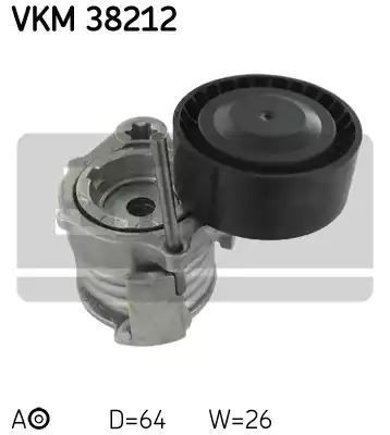 Napinacz paska wielorowkowego BMW E90 91 93 D SKF VKM38212