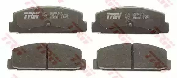 Klocki hamulcowe tył Mazda 626 2,2 89- 6 1,8 02- TRW GDB3088