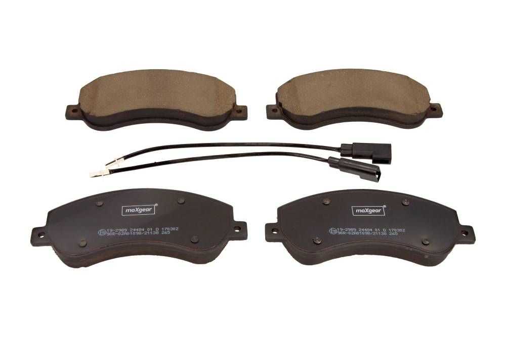 KLOCKI HAMULCOWE PRZÓD AMAROK 10- MaXgear 19-2989