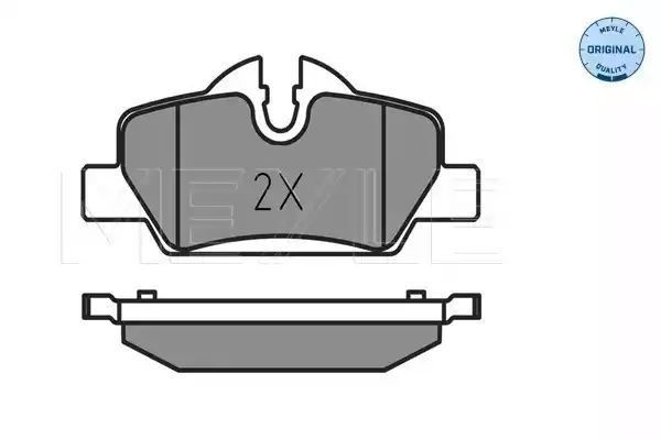 KLOCKI HAMULCOWE TYŁ MINI COOPER ONE 1,5-2,0 13- MEYLE 252598016