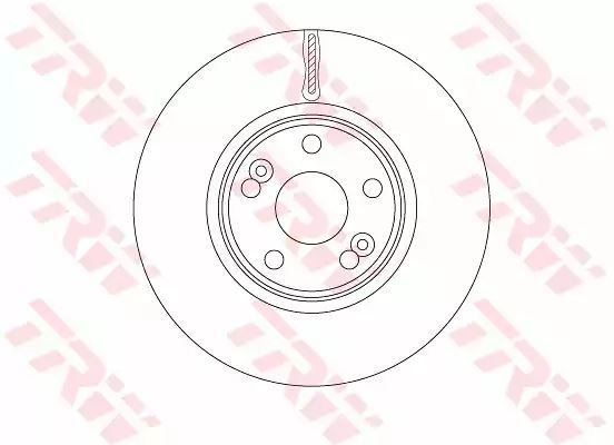 Tarcza hamulcowa przód Renault SCENIC 1,9DCI 2,0 16V RX4 00-03 300x26 TRW DF6233S