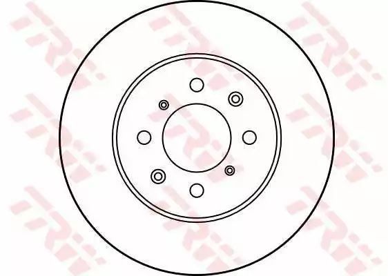 Tarcza hamulcowa przód Honda CIVIC 94- UK JP CRX JAZZ CITY 08- ROVER 200 400 25 45 262MM WYS. 44,6MM TRW DF3021