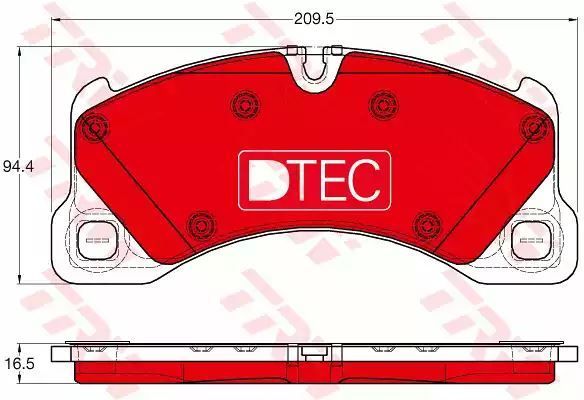KLOCKI HAM. VW P. TOUAREG 10- DTEC COTEC TRW GDB1969DTE