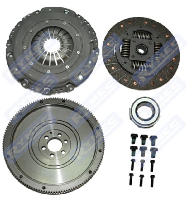 SPRZĘGŁO KPL. VW CADDY/GOLF/JETTA/PASSAT/T5 1,6-1,9 TDI 04- Z KOŁEM ZAMACHOWYM RYMEC SF1014