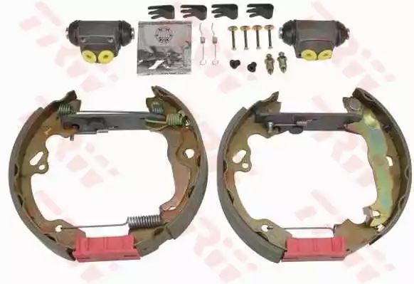 ZESTAW SZCZĘK HAM. FORD FOCUS 1,4-2,0 16V 98-04 KPL. Z CYLINDERKAMI TRW GSK1686