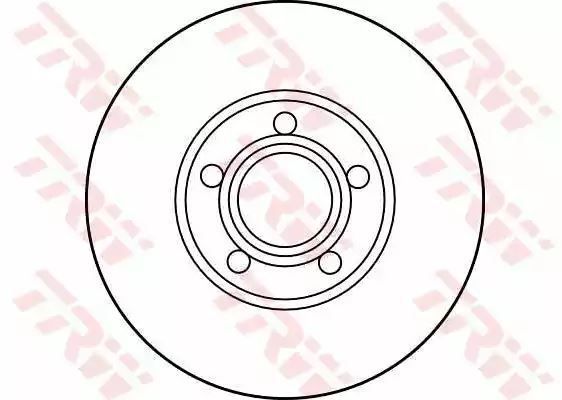 Tarcza hamulcowa przód Audi 100 A6 TRW DF2650