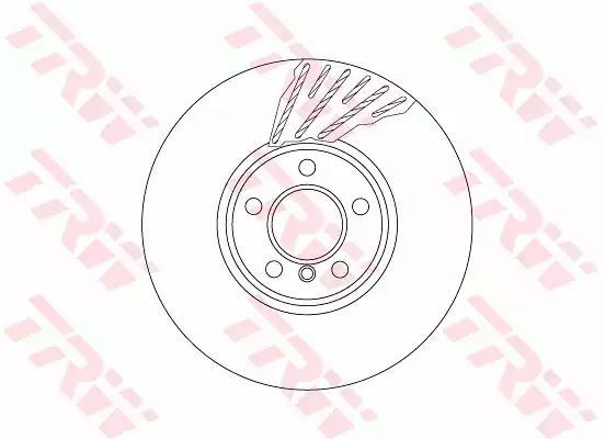 Tarcza hamulcowa przód BMW F10 F11 F12 F13 F01 F02 F06 F07 LE 348MM TRW DF6611S