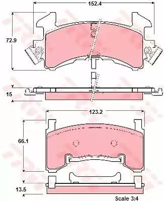KLOCKI HAM. CHEVROLET P. BLAZER/CAMARO/MALIBU/S10 81-04 TRW GDB1272