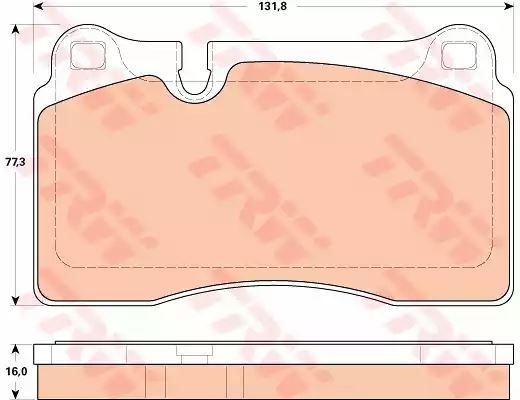 KLOCKI HAM. SEAT P. LEON 2,0 13- TRW GDB1912