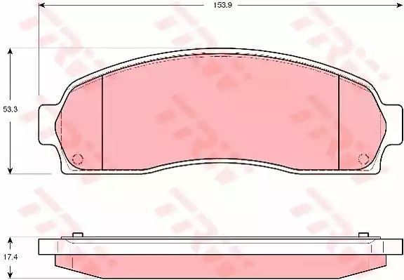 KLOCKI HAM. FORD P. EXPLORER 4,0 V6 4WD 96-01 TRW GDB4131