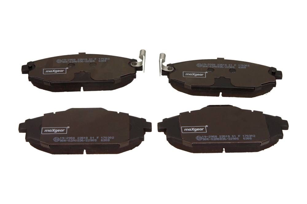 KLOCKI HAMULCOWE PRZÓD HYUNDAI GALLOPER 91-03 MaXgear 19-2958
