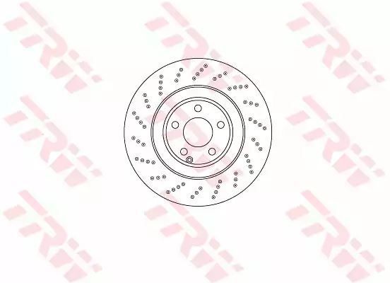 Tarcza hamulcowa przód Mercedes C218 X218 3,0-3,5 11- 344x32 TRW DF6668S