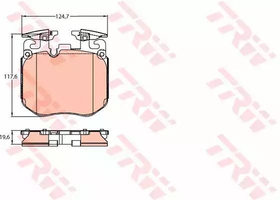 Klocki hamulcowe przód BMW 7 4,4 15- TRW GDB2147
