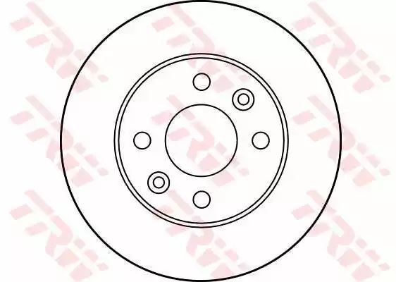 Tarcza hamulcowa przód Renault CLIO TRW DF1015