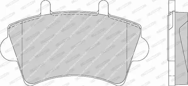 KLOCKI HAM. RENAULT P. MASTER 00- Ferodo FVR1452