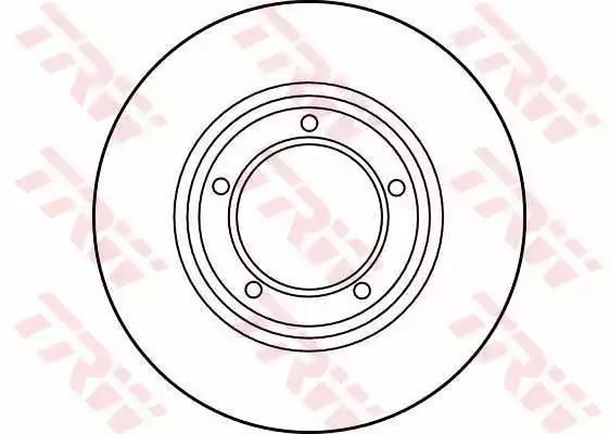 Tarcza hamulcowa przód Land Rover DEFEN DISC 298X14 TRW DF1833