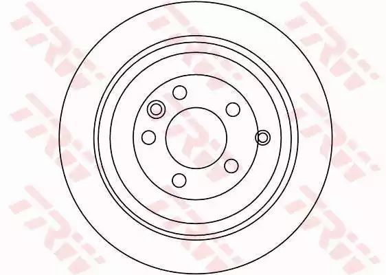 Tarcza hamulcowa tył Land Rover DISC TRW DF4342S