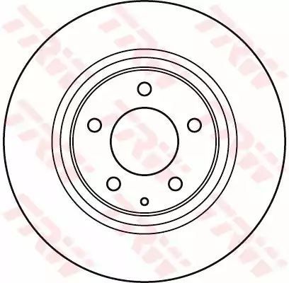 Tarcza hamulcowa tył Mazda RX-8 2,6 03-12 TRW DF4967