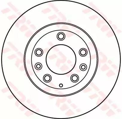 Tarcza hamulcowa przód Mazda MX-5 1,8-2,0 05- 289X22 5 OTWORÓW  TRW DF6115