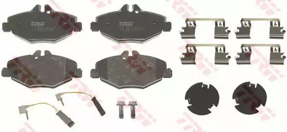 Klocki hamulcowe przód Mercedes W211 02- 220-270CDI TRW GDB1542