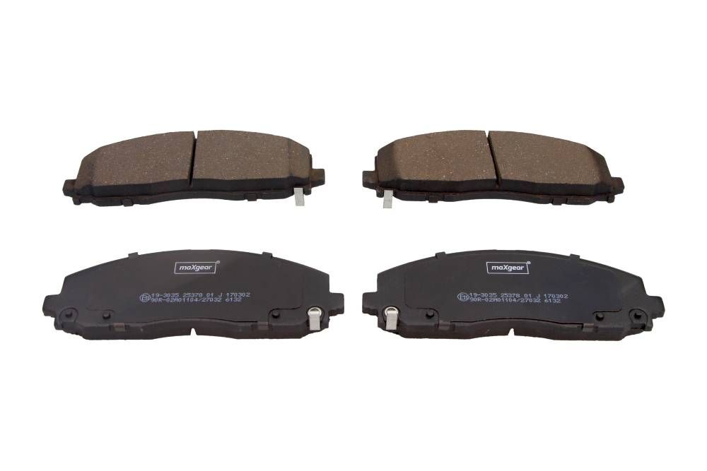 KLOCKI HAMULCOWE PRZÓD CHRYSLER GRAND VOYAGER 12- MaXgear 19-3035