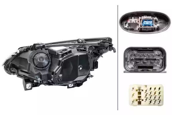 REFLEKTOR BMW 5 07.03-12.10 PR BI-KSENON Hella 1ZS169009121