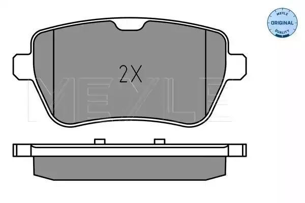 KLOCKI HAMULCOWE TYŁ MERCEDES W222 C217 R231 12- MEYLE 252507119