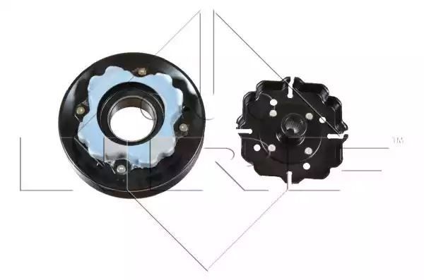 SPRZĘGŁO KOMPRESORA KLIMATYZACJI DENSO 6SEU12C 4PK/110MM 12V AUDI A4/A6 2.5TDI  97- NRF 380036