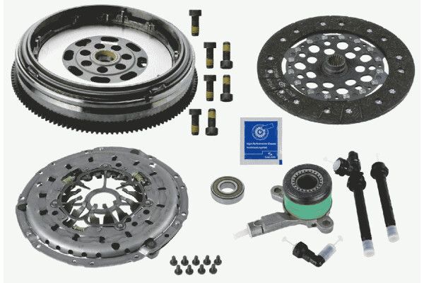 SPRZĘGŁO KPL. RENAULT ESPACE/LAGUNA/TRAFIC/VEL SATIS 2,2-2,5 DCI 01- DMF Sachs 2290601096