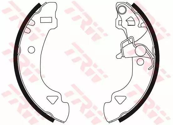 SZCZĘKI HAM. FIAT UNO/PANDA 0,9-1,4 84-04 TRW GS8566