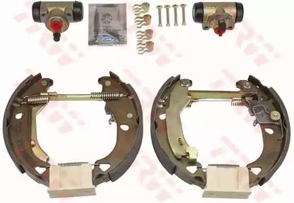 ZESTAW SZCZĘK HAM. FIAT T.  PUNTO 1,1-1,6/1,7 D 93-00 KPL. Z CYLINDERKAMI TRW GSK1734