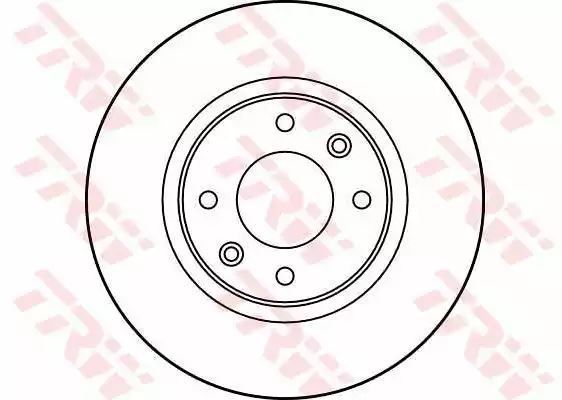 Klocki hamulcowe przód Peugeot 406 2,0-3,0 95-04 283X26 4 OTWORY TRW DF2796