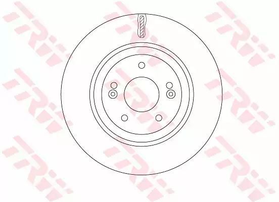 Tarcza hamulcowa przód Hyundai I40 1,6-2,0 GDI 11- 320x28 TRW DF7592
